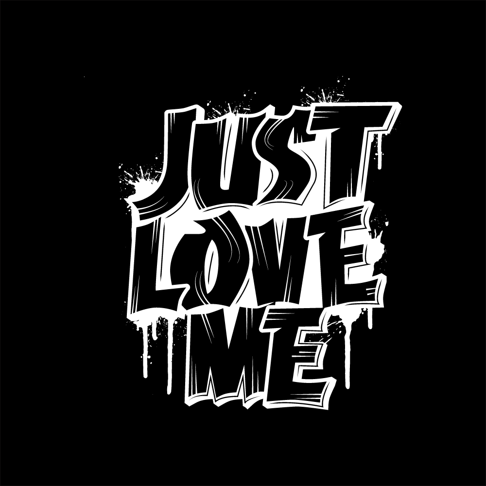 Just love me minimal Tygrpy T shirt design